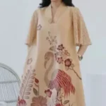 Modern Batik Dress Model with the Latest Design